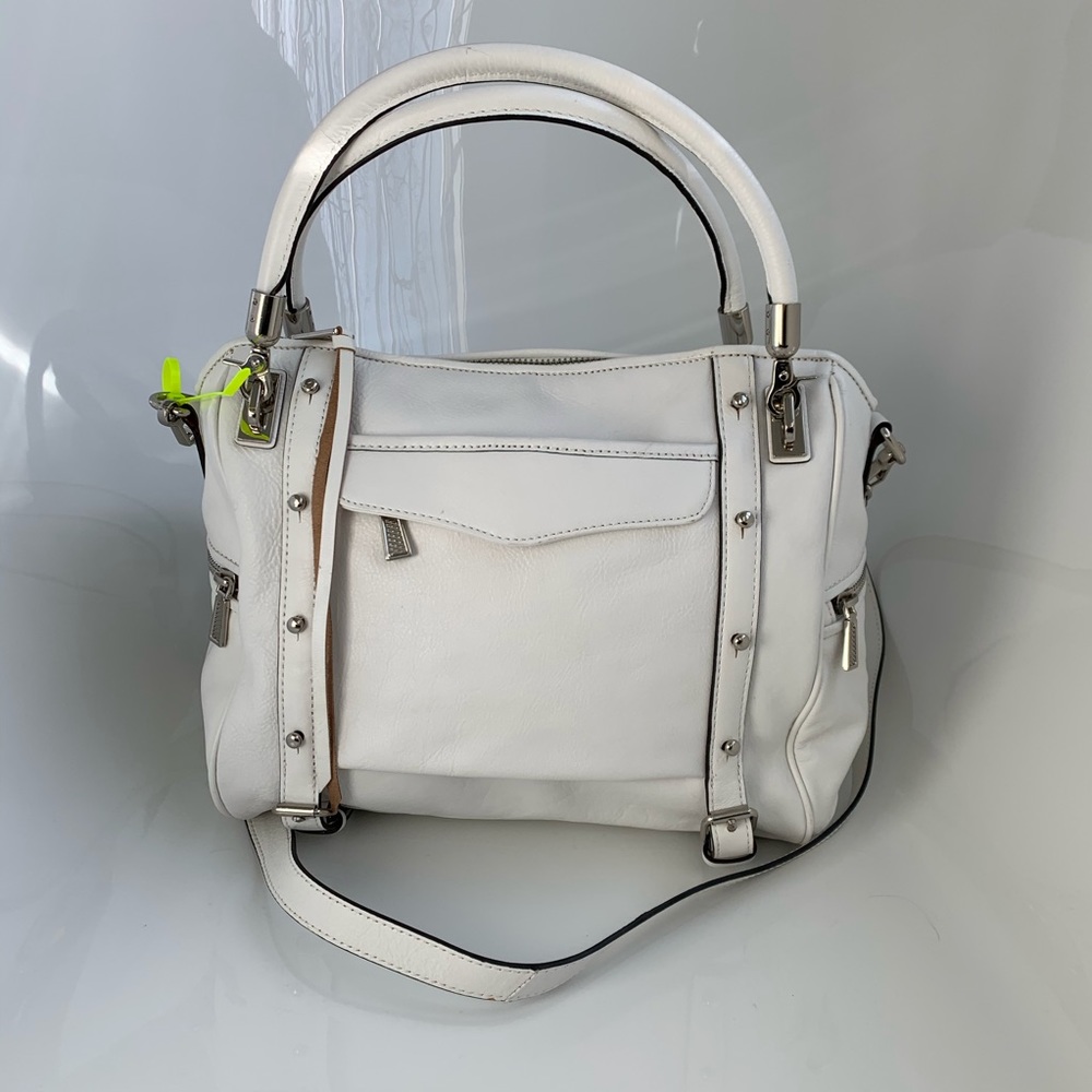 Rebecca Minkoff Leather Satchel w/ Crossbody Strap